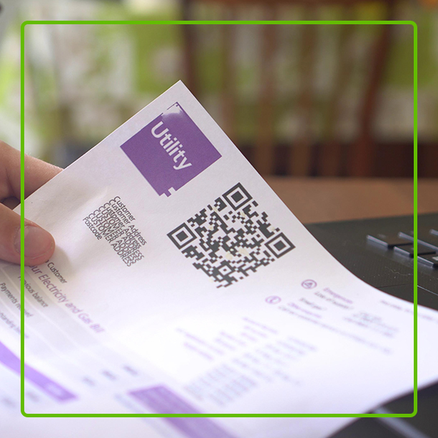 bolletta con qr code